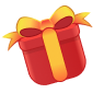 Promotion gift icon